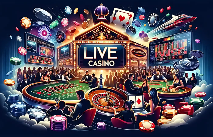 Live Casino በ 1ዊን ካዚኖ መድረክ ላይ የቀጥታ አከፋፋይ።